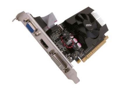 Picture of MSI N610GT MD1GD3 LP  GeForce GT 610 1GB 64-bit DDR3 PCI Express 2.0 x16 HDCP Ready Video Card