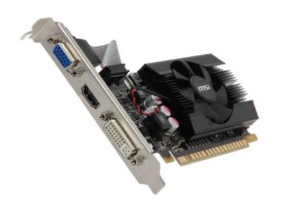 Picture of MSI N610GT MD2GD3/LP  GeForce GT 610 2GB 64-bit DDR3 PCI Express 2.0 x16 HDCP Ready Low Profile Ready Video Card