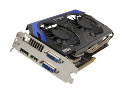 Picture of MSI N660TI PE 2GD5/OC  GeForce GTX 660 Ti 2GB 192-bit GDDR5 PCI Express 3.0 x16 HDCP Ready SLI Support Video Card