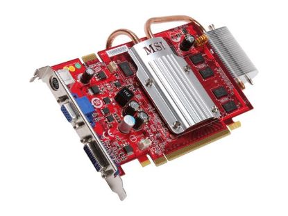 Picture of MSI NX8600GT TD1GEZ  GeForce 8600 GT 1GB 128-bit GDDR2 PCI Express x16 HDCP Ready SLI Support Video Card