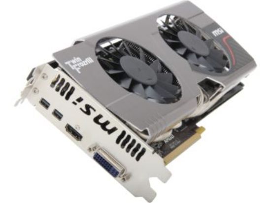 Picture of MSI R7970-TF-3GD5-OC-BE  Radeon HD 7970 Graphic Card - 1000 MHz Core - 3 GB GDDR5 SDRAM - PCI Express 3.0 x16