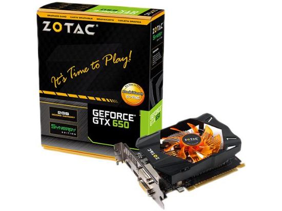 Picture of ZOTAC ZT6101010M GeForce GTX 650 Graphic Card - 1058 MHz Core - 2 GB GDDR5 SDRAM - PCI Express 3.0 x16