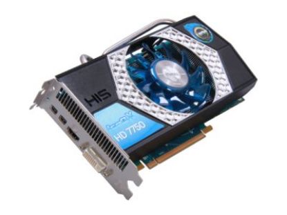 Picture of HIS H775QNT1G2M  Radeon HD 7750 1GB 128-bit GDDR5 PCI Express 3.0 x16 HDCP Ready CrossFireX Support Video Card