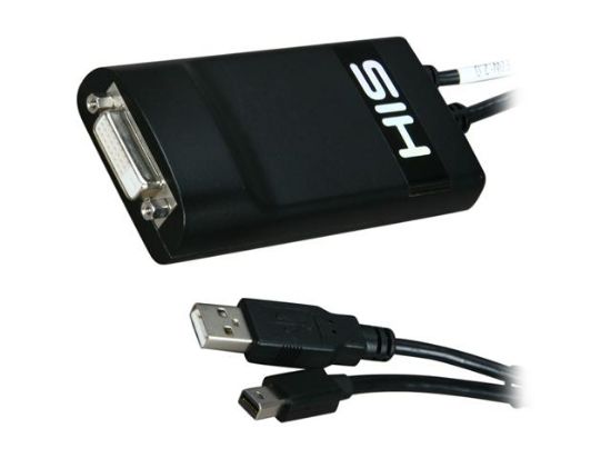 Picture of HIS HMDPDVIEYE Active Mini-DisplayPort to DL-DVI Adapter AMD Eyefinity-compatible Model 