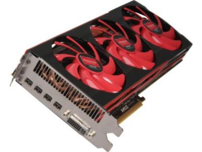 Picture of VISIONTEK 900627  Radeon HD 7990 6GB 384-bit x2 GDDR5 PCI Express 3.0 x16 HDCP Ready CrossFireX Support Video Card