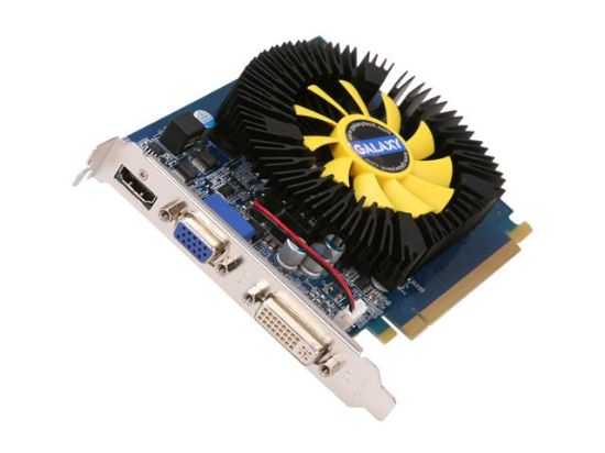 Picture of GALAXY 63TGS8HX3VVZ GeForce GT 630 GC 1GB 128-bit DDR3 PCI Express 2.0 x16 HDCP Ready Video Card