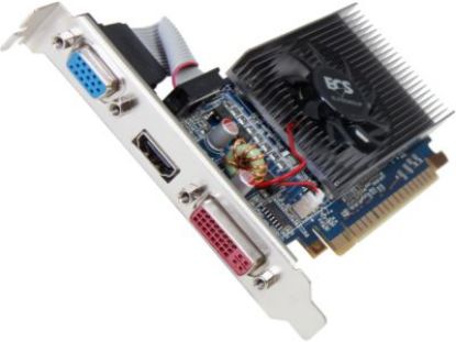 Picture of ECS GT610C 2GR3 QFT  GeForce GT 610 1GB 64-bit PCI Express 2.0 Low Profile Ready Video Card