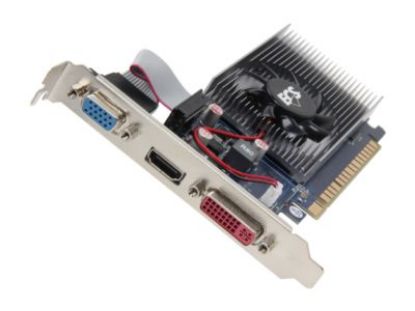 Picture of ECS GT620C 1GR3 QFT  GeForce GT 620 1GB 64-bit DDR3 PCI Express 2.0 x16 HDCP Ready Video Card