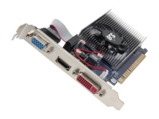 Picture of ECS GT620C-1GR3-QFT  GeForce GT 620 1GB 64-bit DDR3 PCI Express 2.0 x16 HDCP Ready Video Card