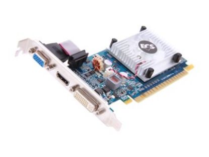 Picture of ECS NG210C 512QO F V1 0 GeForce 210 512MB 32-bit DDR3 PCI Express 2.0 x16 HDCP Ready Video Card