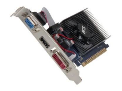 Picture of ECS NGT430C 1GQM F2  GeForce GT 430 (Fermi) 1GB 64-bit DDR3 PCI Express 2.0 x16 HDCP Ready Video Card