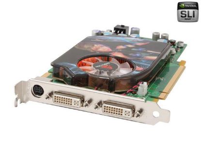 Picture of BIOSTAR V7953GT52  GeForce 7950GT 512MB 256-bit GDDR3 PCI Express x16 HDCP Ready SLI Support HDCP Video Card