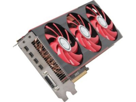 Picture of XFX FX-799A XNF9  Radeon HD 7990 6GB 384-bit x2 GDDR5 PCI Express 3.0 x16 CrossFireX Support Video Card