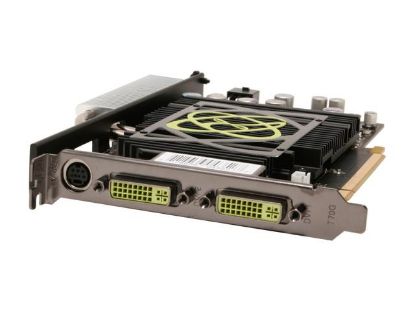 Picture of XFX PV T71J UHE4  GeForce 7950GT 256MB 256-bit GDDR3 PCI Express x16 HDCP Ready SLI Support HDCP Video Card