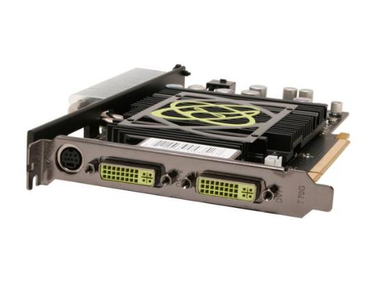 Picture of XFX PVT71JUHE4  GeForce 7950GT 256MB 256-bit GDDR3 PCI Express x16 HDCP Ready SLI Support HDCP Video Card