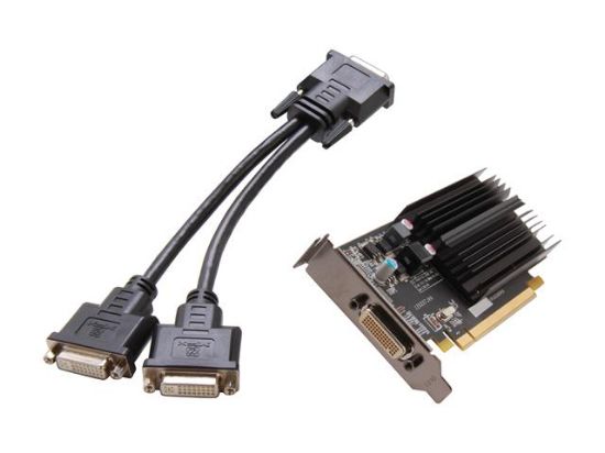 Picture of XFX TK-DM59 ECD4 TSK MULTIPLi X54 2-Monitor  Radeon HD 5450 1GB 64-bit DDR3 PCI Express 2.1 x16 HDCP Ready Low Profile Ready Video Card