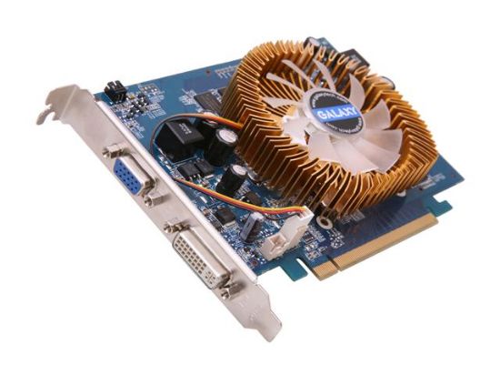 Picture of GALAXY 95TFE8DCICMM GeForce 9500 GT 512MB 128-bit DDR2 PCI Express 2.0 x16 HDCP Ready SLI Support Video Card