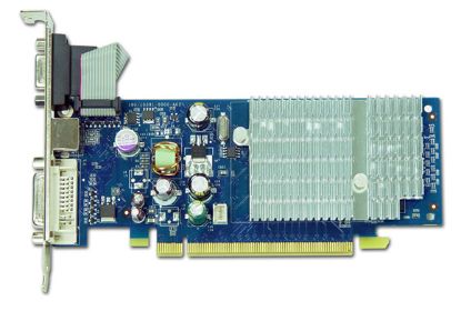 Picture of ECS N7200GS-128DY GeForce 7200GS 128MB 64-bit GDDR2 PCI Express x16 Video Card