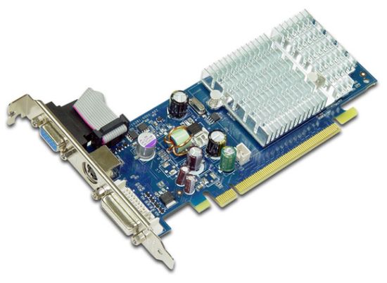 Picture of ECS N7200GS 128DY GeForce 7200GS 128MB 64-bit GDDR2 PCI Express x16 Video Card