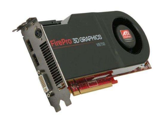 Picture of ATI 102B5060210 FirePro V8750 2GB GDDR5 PCI Express 2.0 x16 CrossFire Supported Workstation Video Card