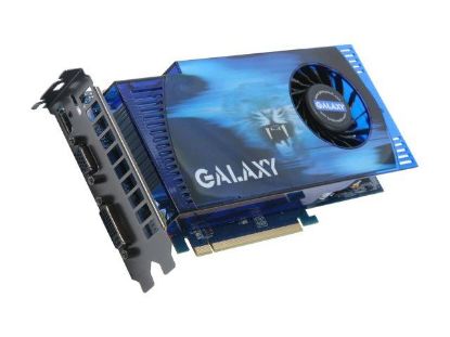 Picture of GALAXY 96GGF6HXUEXZ GeForce 9600 GT 1GB 256-bit DDR3 PCI Express 2.0 x16 HDCP Ready SLI Support Video Card