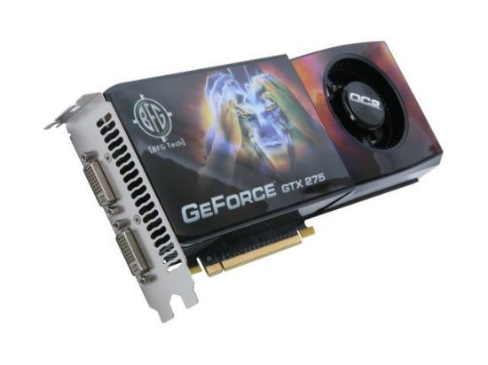 Picture of BFG BFGEGTX275896OC2E GeForce GTX 275 896MB 448-bit GDDR3 PCI Express 2.0 x16 HDCP Ready SLI Support Video Card