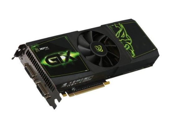 Picture of XFX GX 295N HWFC GeForce GTX 295 1792MB 896 (448 x 2)-bit DDR3 PCI Express 2.0 x16 HDCP Ready SLI Support Video Card