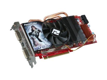 Picture of POWERCOLOR AX4870 512MD5 Radeon HD 4870 512MB 256-bit GDDR5 PCI Express 2.0 x16 HDCP Ready CrossFireX Support Video Card