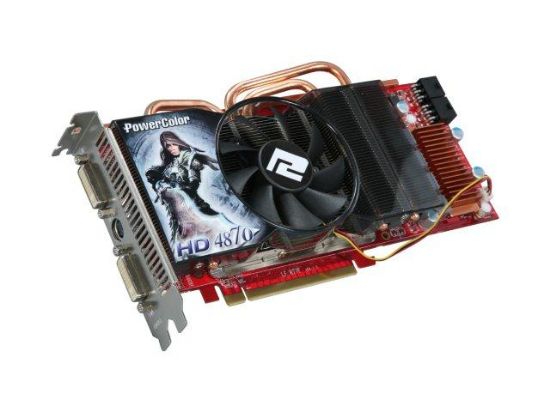 Picture of POWERCOLOR AX4870-512MD5 Radeon HD 4870 512MB 256-bit GDDR5 PCI Express 2.0 x16 HDCP Ready CrossFireX Support Video Card