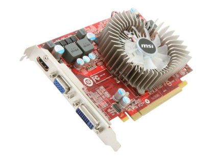 Picture of MSI R4670 MD512 Radeon HD 4670 512MB 128-bit GDDR3 PCI Express 2.0 x16 HDCP Ready CrossFireX Support Video Card