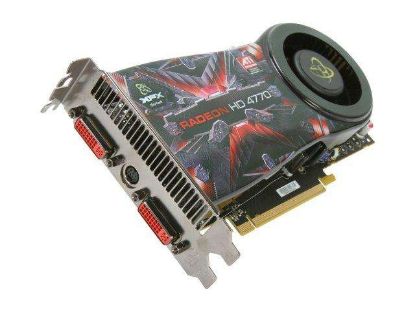 Picture of XFX HD 477A YDFC Radeon HD 4770 512MB 128-bit GDDR5 PCI Express 2.0 x16 HDCP Ready CrossFireX Support Video Card