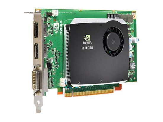 Picture of HP FY945UT Quadro FX 580 512MB 128-bit GDDR3 PCI Express 2.0 x16 Workstation Video Card 