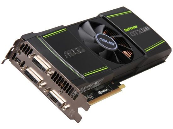 Picture of ASUS ENGTX590 GeForce GTX 590 (Fermi) 3072MB 768-bit GDDR5 PCI Express 2.0 x16 HDCP Ready SLI Support Video Card