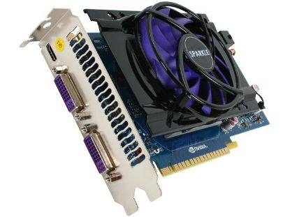 Picture of SPARKLE SX550T1024D5MH GeForce GTX 550 Ti (Fermi) 1GB 192-bit GDDR5 PCI Express 2.0 x16 HDCP Ready SLI Support Video Card