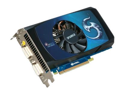 Picture of SPARKLE SXX4601024D5NM GeForce GTX 460 (Fermi) 1GB 256-bit GDDR5 PCI Express 2.0 x16 HDCP Ready SLI Support Video Card