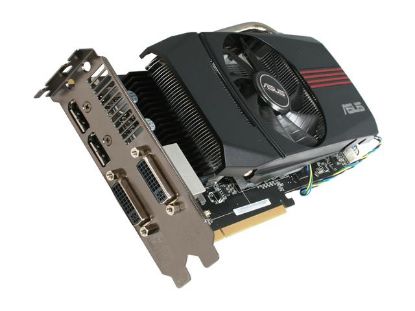 Picture of ASUS EAH6870 DC/2DI2S/1GD5 Radeon HD 6870 1GB 256-bit GDDR5 PCI Express 2.1 x16 HDCP Ready CrossFireX Support Video Card with Eyefinity