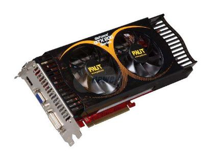 Picture of PALIT NE3TX275FHD94 GeForce GTX 275 896MB 448-bit DDR3 PCI Express 2.0 x16 HDCP Ready SLI Support Video Card