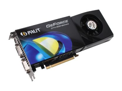 Picture of PALIT NE/TX260+T394 GeForce GTX 260  896MB 448-bit GDDR3 PCI Express 2.0 x16 HDCP Ready SLI Support Video Card