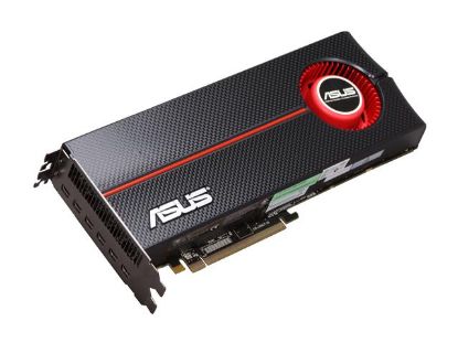 Picture of ASUS 5870 EYEFINITY 6/6S/2GD5 Radeon HD 5870 (Cypress XT) 2GB 256-bit GDDR5 PCI Express 2.1 x16 HDCP Ready CrossFireX Support Eyefinity 6 Edition Video Card