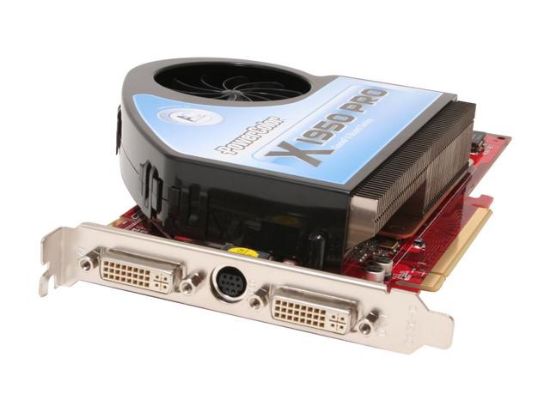 Picture of POWERCOLOR X1950 PRO EXTREME 256MB Radeon X1950PRO 256MB 256-bit GDDR3 PCI Express x16 CrossFireX Support Video Card with AC Cooling