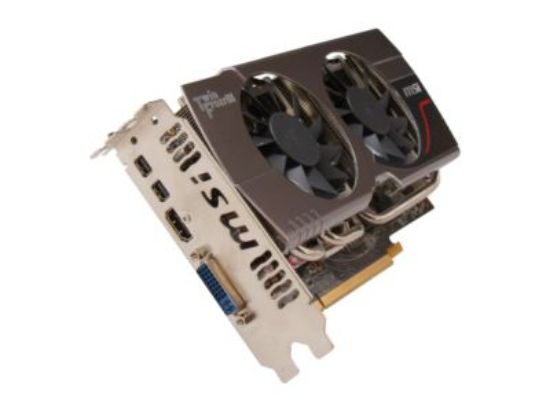 Picture of MSI R7850-TWIN-FROZR-2GD5  Radeon HD 7850 2GB 256-bit GDDR5 PCI Express 3.0 x16 HDCP Ready CrossFireX Support Video Card