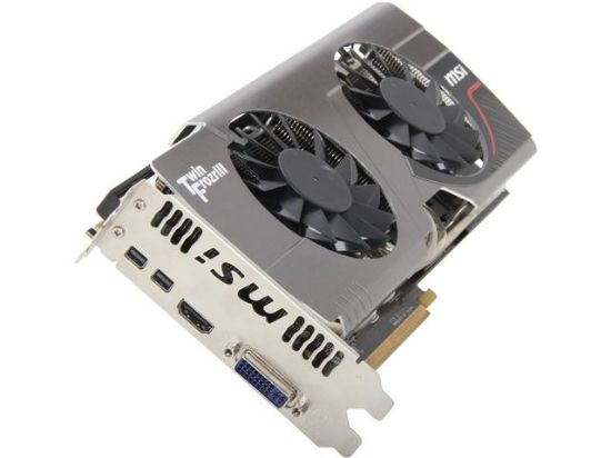 Picture of MSI R7950-TWIN-FROZR-3GD5  Radeon HD 7950 3GB 384-bit GDDR5 PCI Express 3.0 x16 HDCP Ready CrossFireX Support Video Card