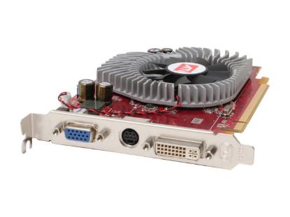 Picture of ATI 100-437808 Radeon X1650PRO 512MB 128-Bit GDDR2 PCI Express x16 CrossFireX Support Video Card 