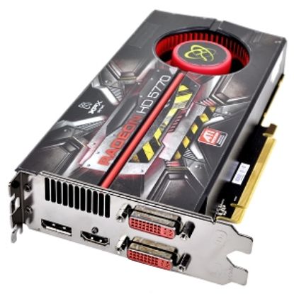 Picture of XFX HD 577A ZNBC Radeon HD 5770  Black Edition 1GB 128-bit DDR5 PCI Express 2.0 x16 HDCP Ready CrossFireX Support Video Card