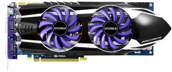 Picture of SPARKLE SXX5801536D5MH GeForce GTX 580 1536 MB GDDR5 DUAL DVI PCI-Express 2.0 with Native MiniHDMI Graphics Card 