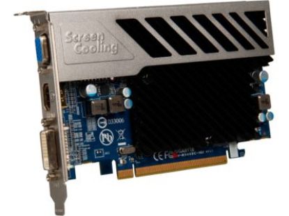 Picture of GIGABYTE GV R545SC 1GI Silent Series Radeon HD 5450 (Cedar) 1GB 64-bit DDR3 PCI Express 2.1 x16 HDCP Ready Video Card