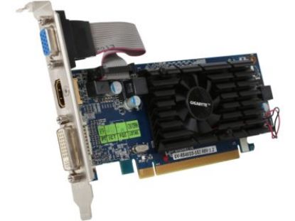 Picture of GIGABYTE GVR545D31GI Radeon HD 5450 1GB 64-bit DDR3 PCI Express 2.1 x16 HDCP Ready Low Profile Ready Video Card