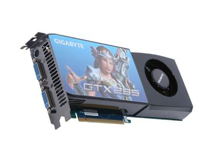 Picture of GIGABYTE GV-N285UD-1GH GeForce GTX 285 1GB 512-bit GDDR3 PCI Express 2.0 x16 HDCP Ready SLI Support Video Card