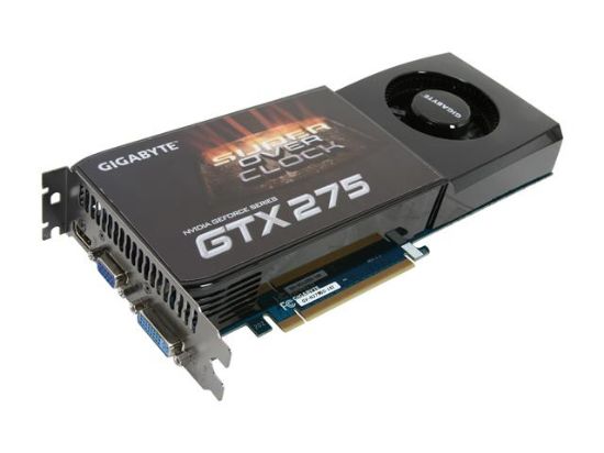 Picture of GIGABYTE GVN275SO18I GeForce GTX 275 1792MB 448-bit GDDR3 PCI Express 2.0 x16 HDCP Ready SLI Support Video Card