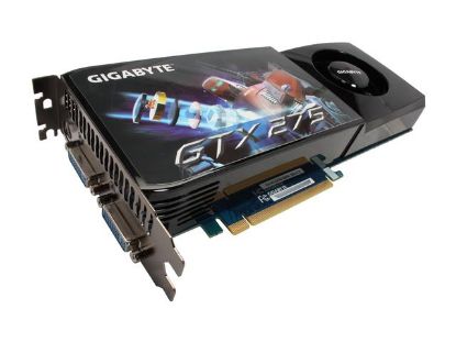 Picture of GIGABYTE GV N275UD 896H GeForce GTX 275 896MB 448-bit GDDR3 PCI Express 2.0 x16 HDCP Ready SLI Support Video Card